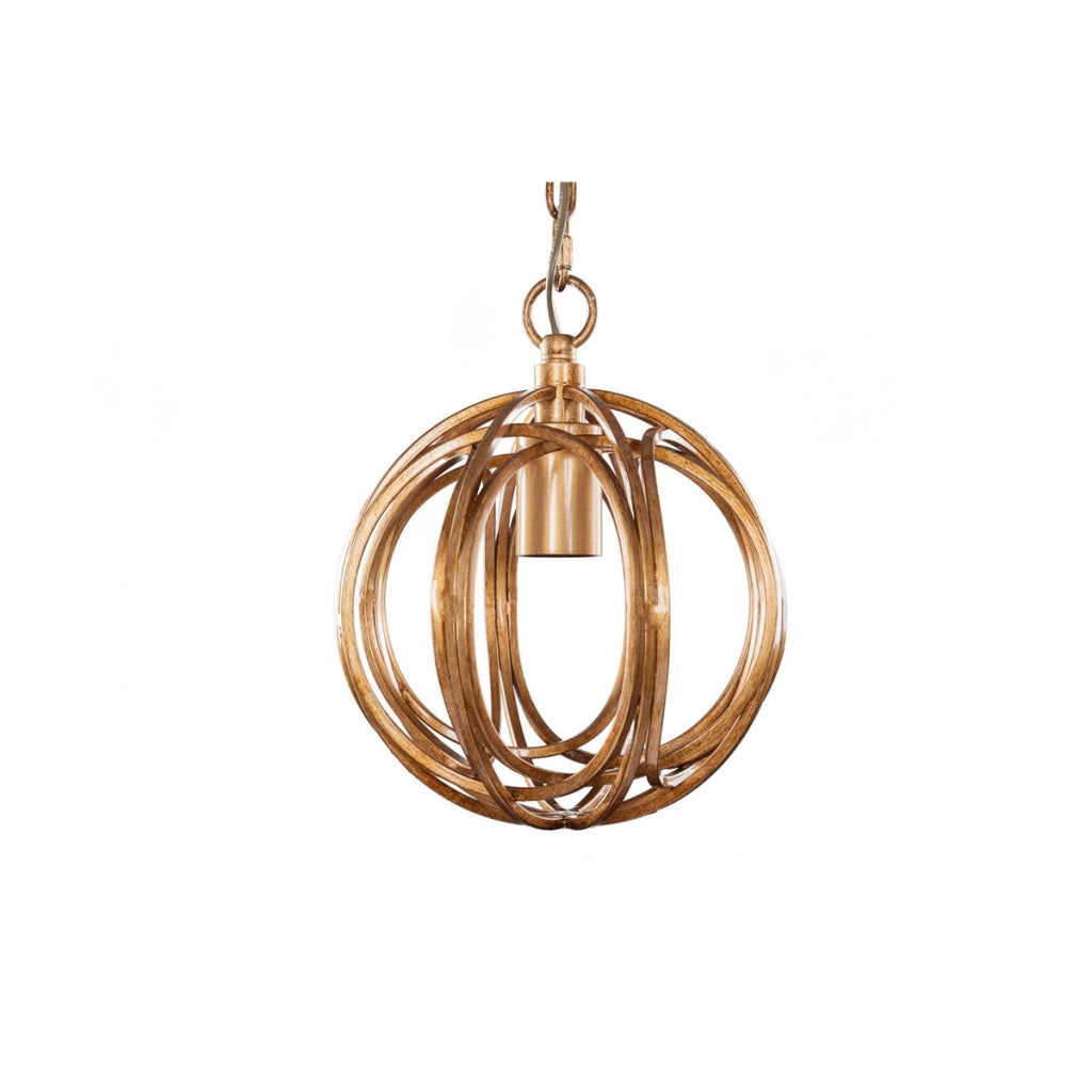 Lampada a sospensione Luzem II Gold in ferro