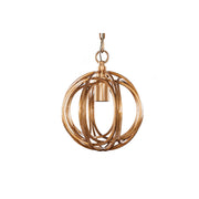 Lampada a sospensione Luzem II Gold in ferro
