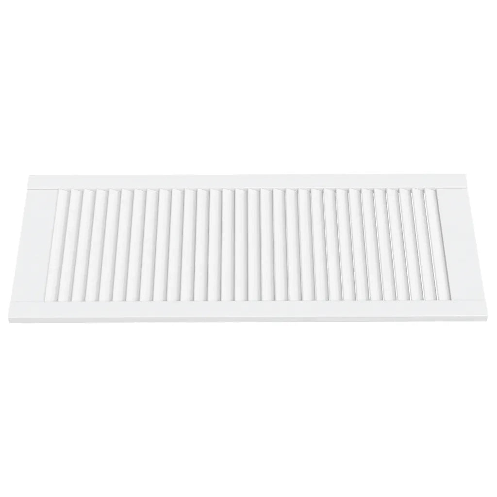 Ante a Lamelle 4 pz Bianche 99,3x39,4 cm in Legno di Pino 151171