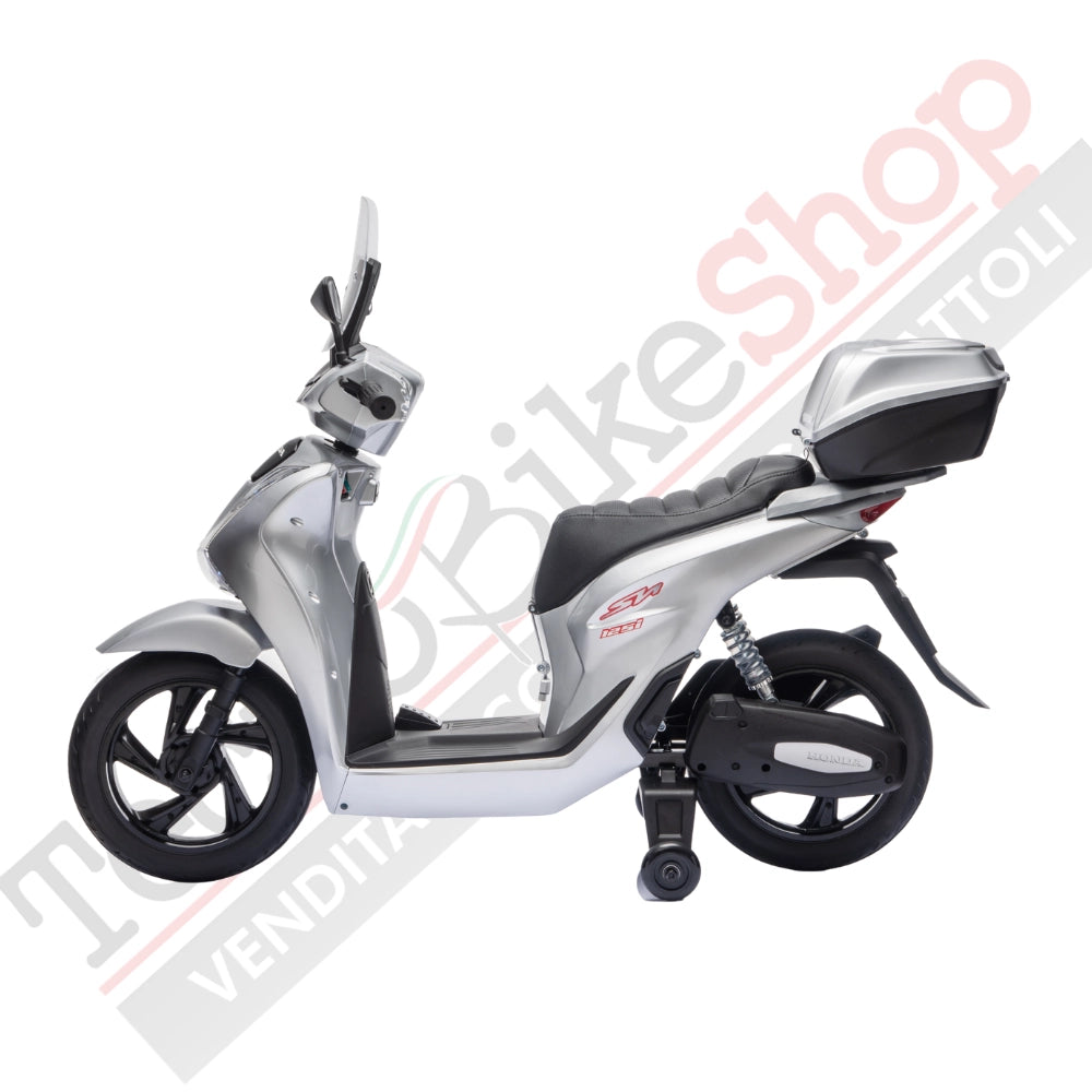 Moto Elettrica per Bambini Honda SH125 Verniciato 12V con Licenza Ufficiale -Grigio