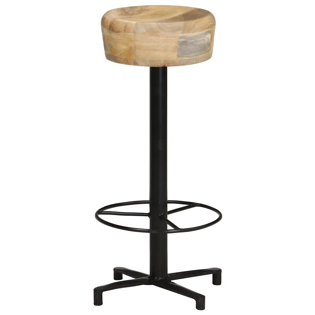 Sgabelli da Bar 2 pz 76 cm in Legno Massello di Mango cod mxl 71715