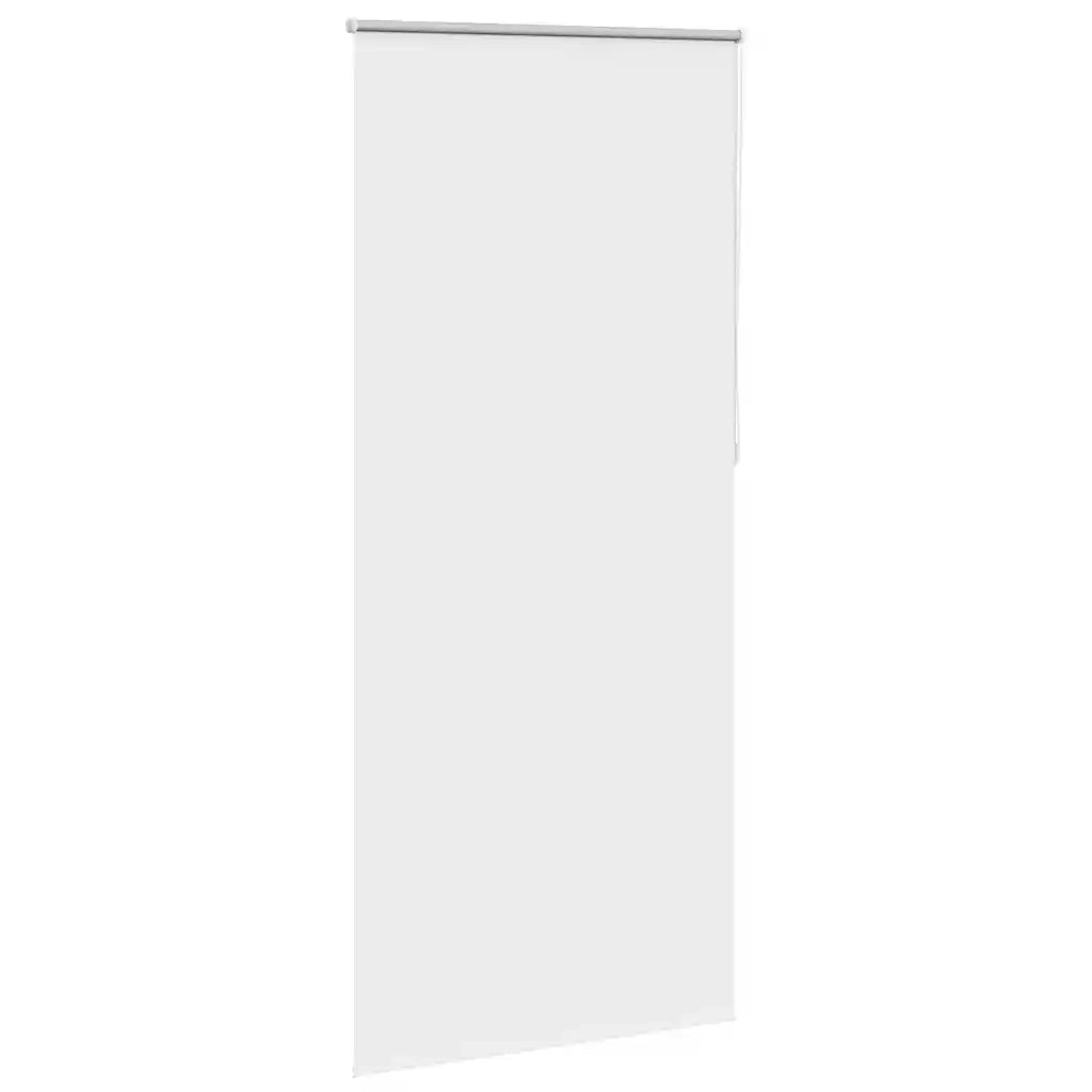 Tenda a Rullo Oscurante-Tenda da sole a rullo 104,4x230 cm Tessuto Larghezza 100 cm bianco