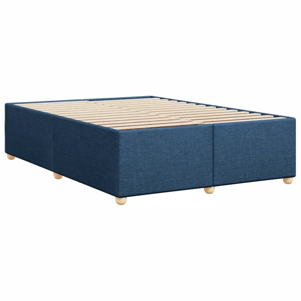 Giroletto senza Materasso Blu 160x200 cm in Tessuto