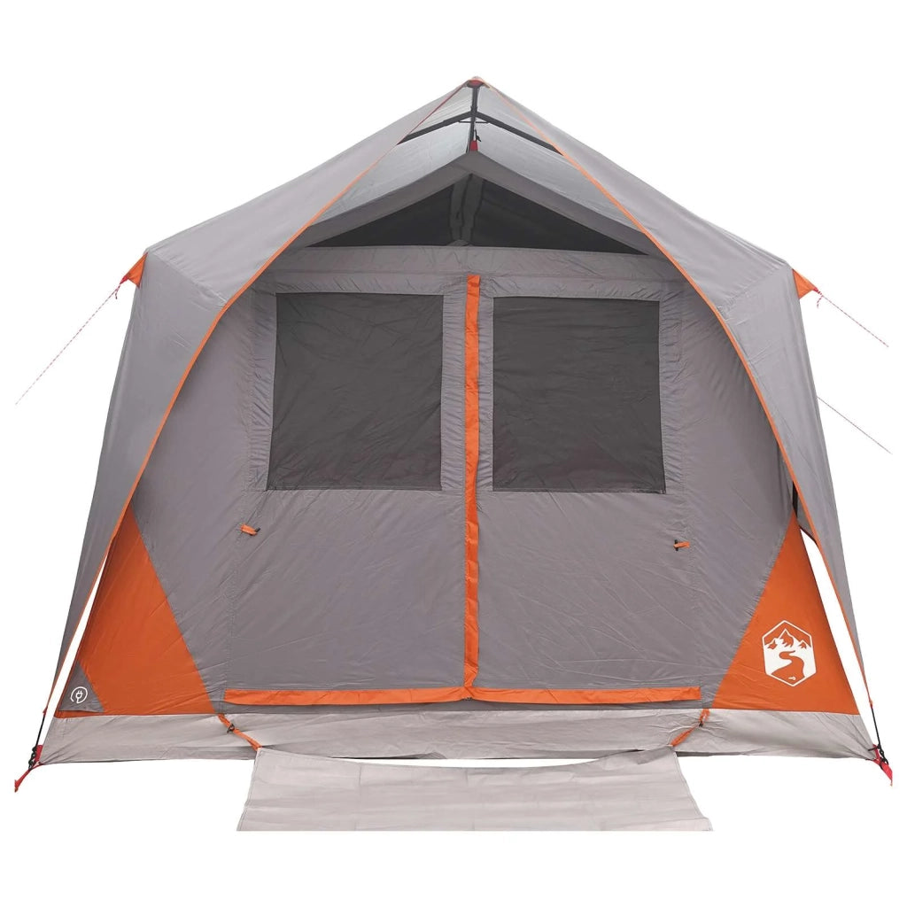 Tenda a tunnel con tetto Grigio e arancione 10 persone 42028663