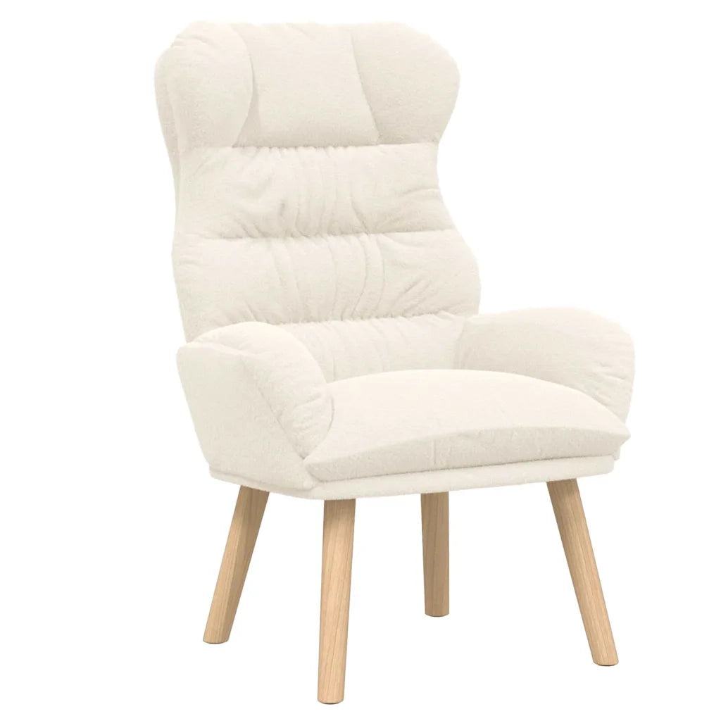 poltrona Crema 69 x 74 x 93 cm Tessuto Sherpa 42001881