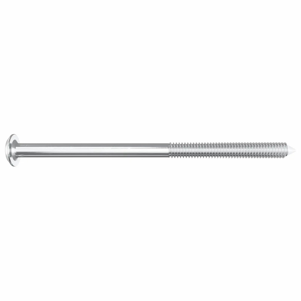 Viti per mobili 12 pz Argento M6 x 100 mm Acciaio CFW9554183