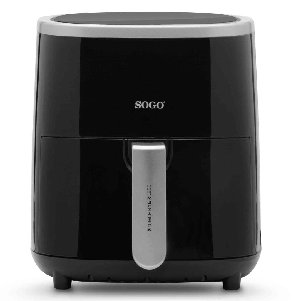 Friggitrice ad aria 3,5L con 8 programmi, temperatura 80-200°C e timer 60 min 1200W con display touch e ricettario - Sogo