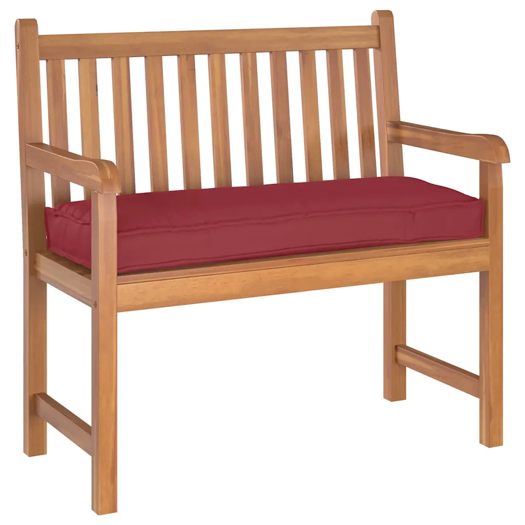 Cuscino Rosso Vino 100 x 40 x 8 cm Tessuto Oxford 42001624