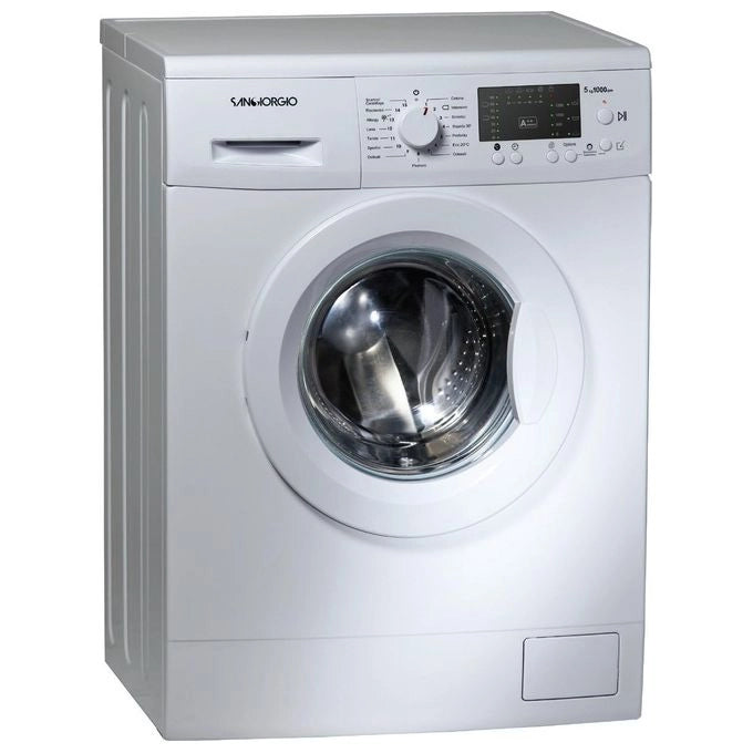 SanGiorgio F510L Lavatrice Frontale Slim 5 Kg 1000 rpm Classe E 15 programmi 79 dB (84x59x47 cm) colore Bianco
