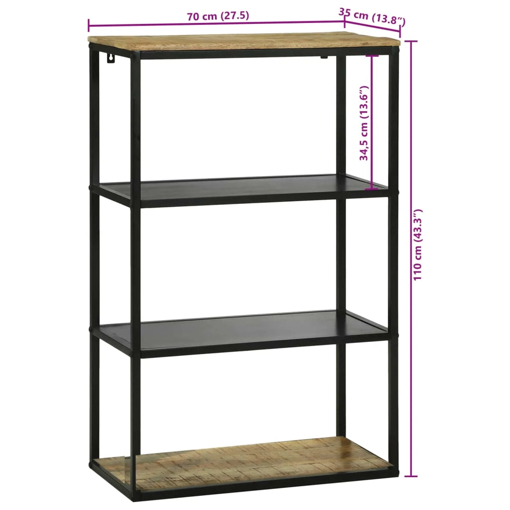 Libreria 70 x 35 x 110 cm Legno massello di mango 374102