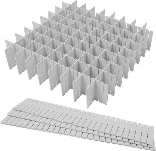 Verdelatori di carico adattabili - 16 elementi organizzatore di carico a griglia - grigio Lavatrice