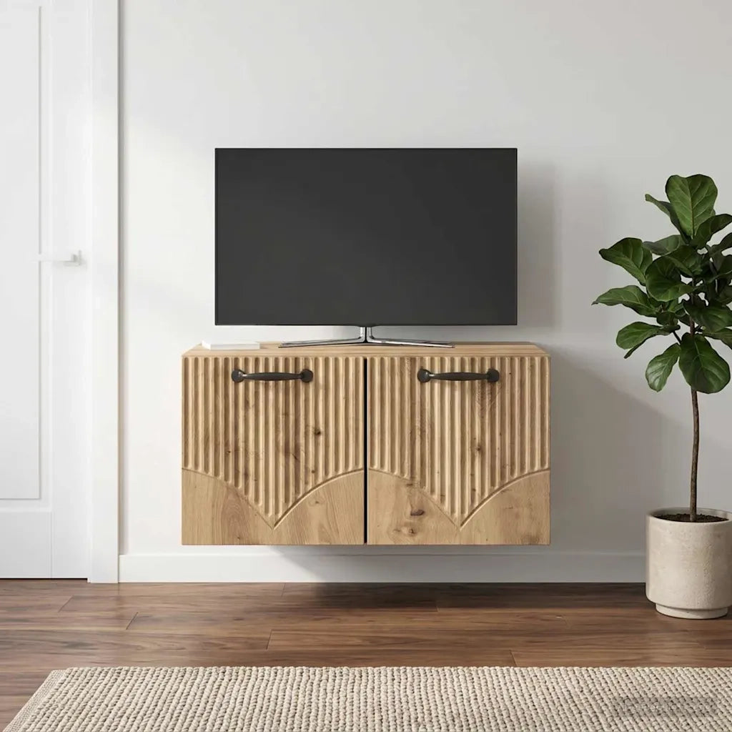 Mobile Porta TV da Muro 59,5 x 41 x 30 cm Rovere Artigianale 899024