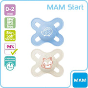 Set di fustelle per neonati in silicone Skinsoft, 0-2 mesi, blu chiaro, con 2 fustelle e confezione per fustella