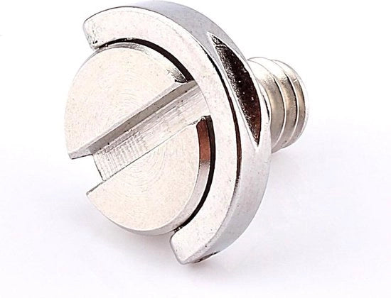 Stativo Digitale per Camera con Placa Captive a Raccordo D Ring e Adattatore UNC a Vite Rapida in Acciaio Inox - 2 pezzi