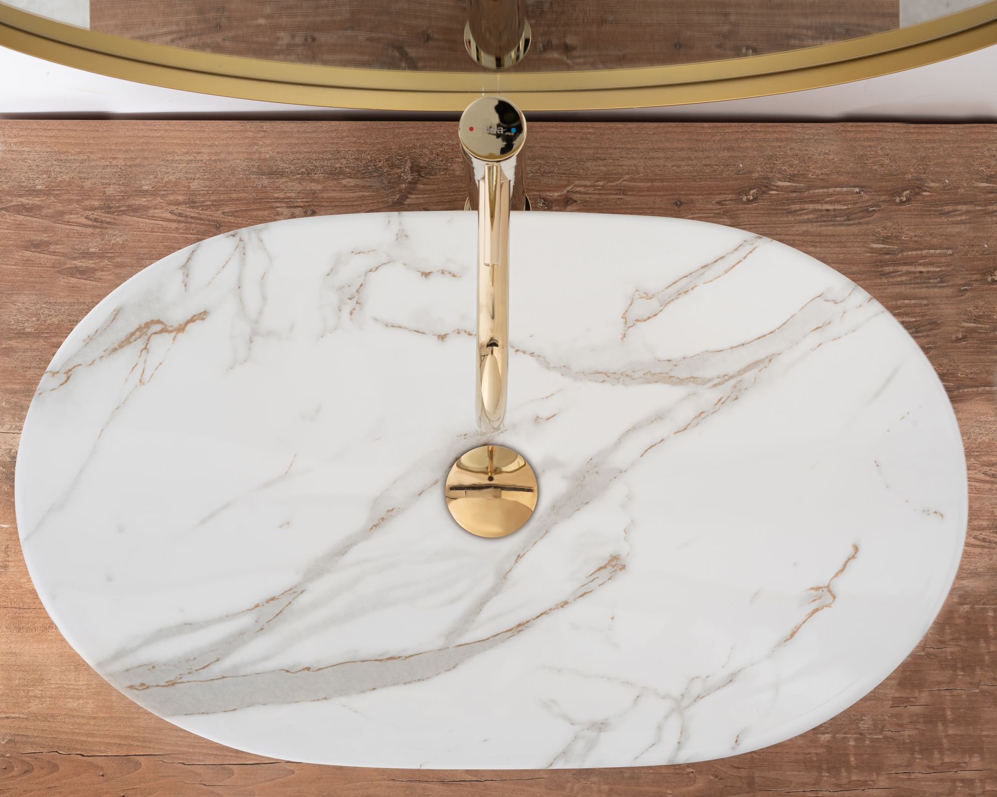 Lavabo Da Appoggio Rea Royal Shiny Aiax