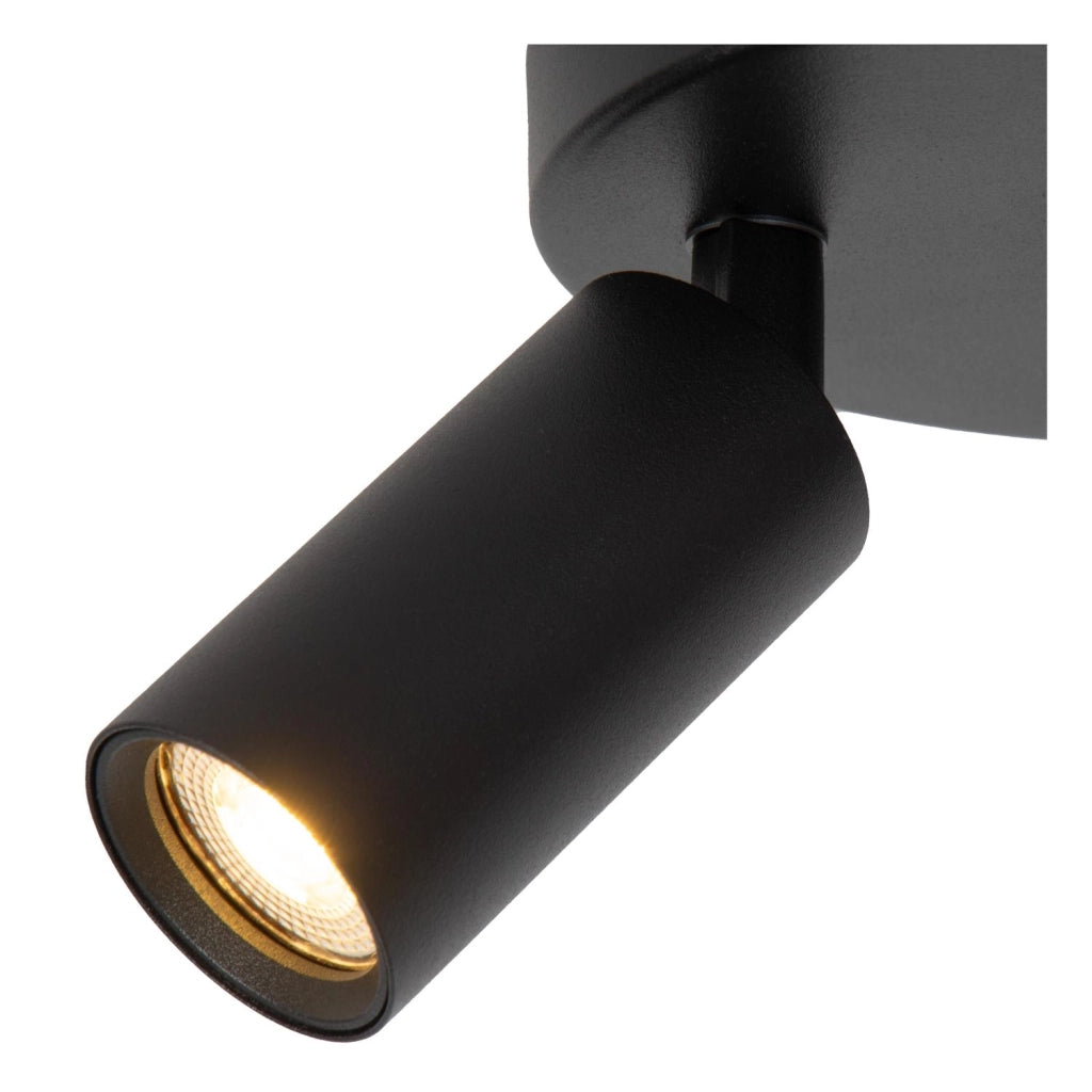 Faretto soffitto RITMO 3xMR11 nero alluminio Lucide