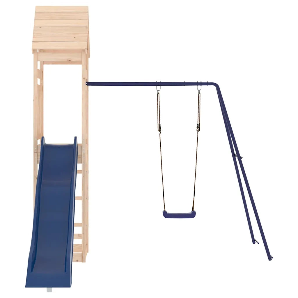 Set da Gioco da Esterno in Legno Massello di Pino 3156907