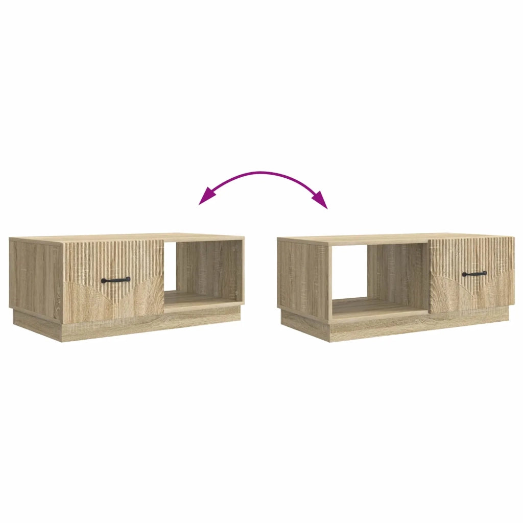 Tavolino da salotto Rovere Sonoma 90 x 50 x 37 cm