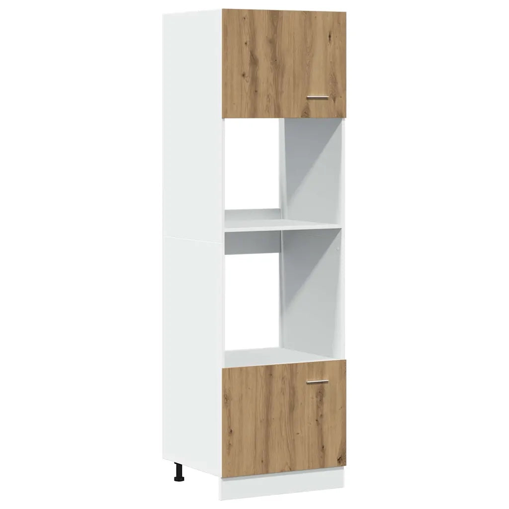 Mobile Microonde Â“LyonÂ” Rovere Artigianale 60x57x207 cm