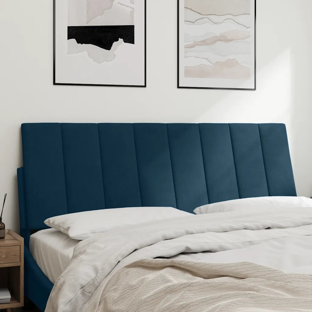 Cuscino Testiera Blu 120 cm in Vellutocod mxl 88367