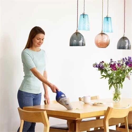 Black & Decker NVC115WA aspirapolvere senza filo Blu, Grigio Senza sacchetto