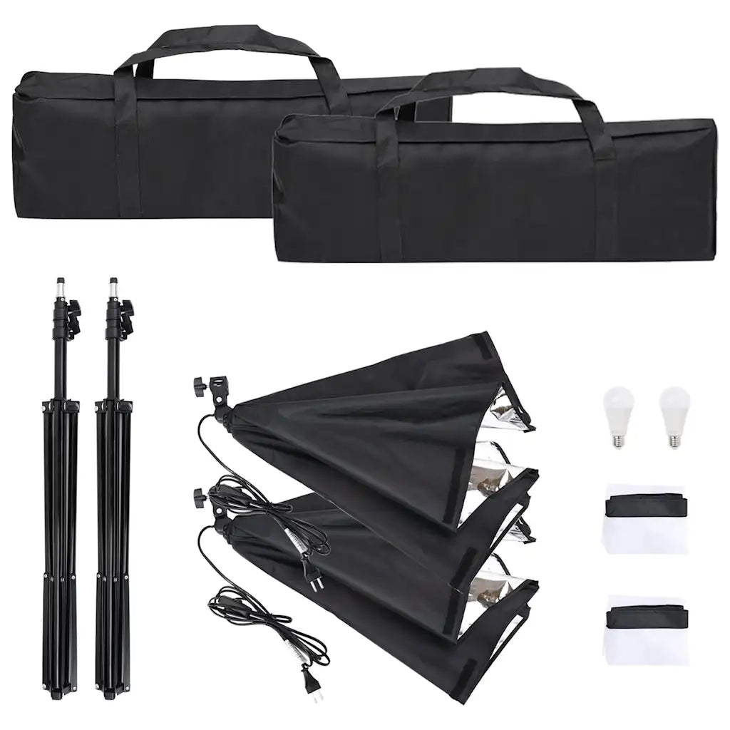 Kit per Studio Fotografico con Set di Luci e Fondale CFW5570571