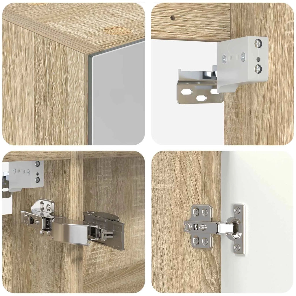 Set di Armadi da Bagno 5 pcs Rovere Sonoma Legno ingegnerizzato 3406553