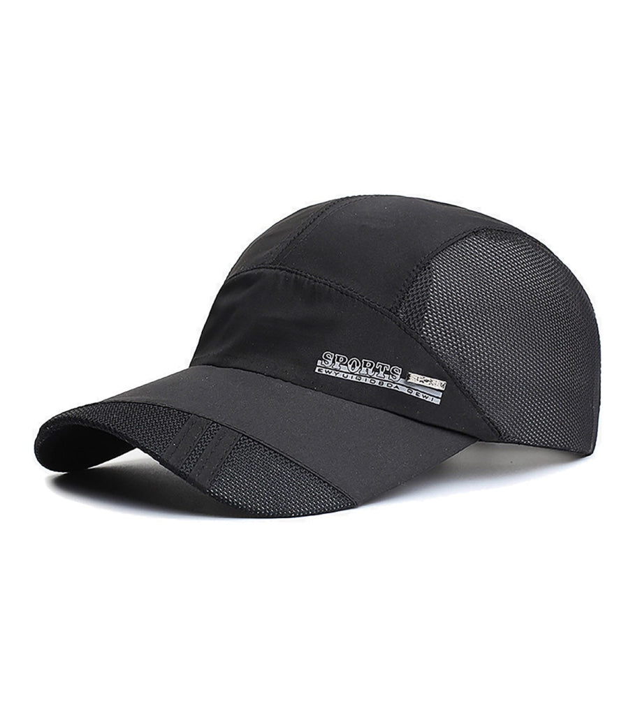 CAPPELLINO - VISIERA LUNGA MODERNA | Asciugatura Rapida Unisex | Visiera 3D con Rete | Ventilato, Ultra Leggero, Regolabile