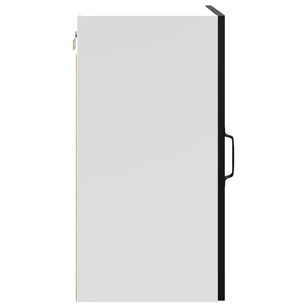 Pensile da Cucina-Armadio da cucina Kalmar Nero in Legno Multistrato 604786