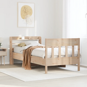 Letto senza Materasso 90x190 cm in Legno Massello di Pino 3307026