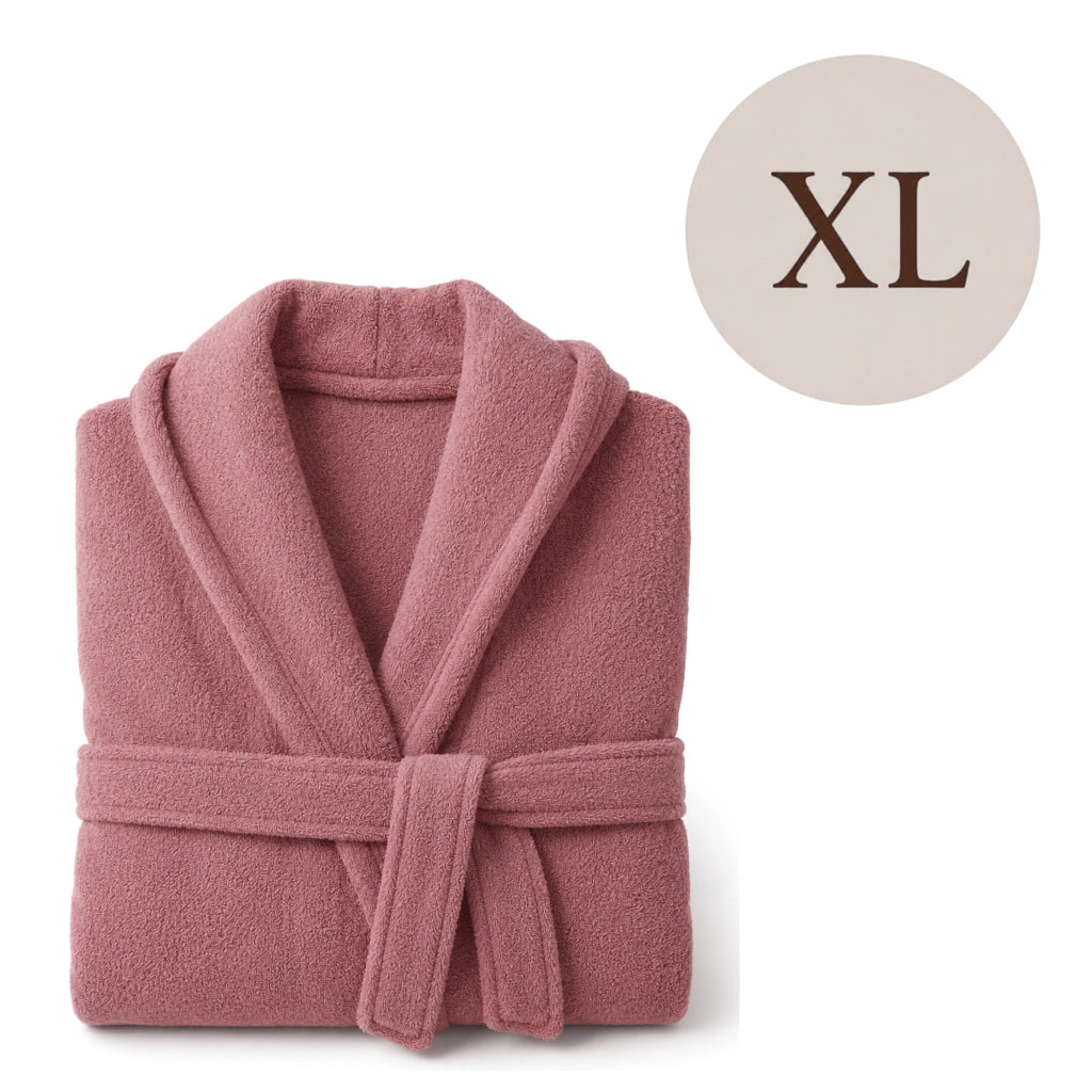 Satiza, Accappatoio 100% Cotone con Cappuccio, Rosa
