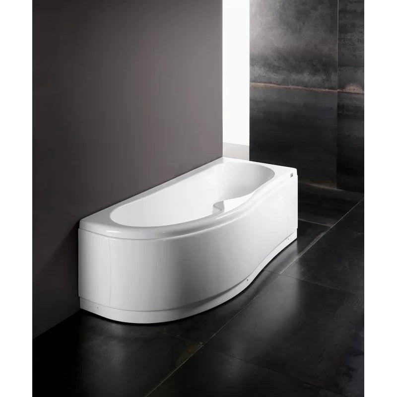Guscio vasca 170 x 70 dx rettangolare serie genny con pannello