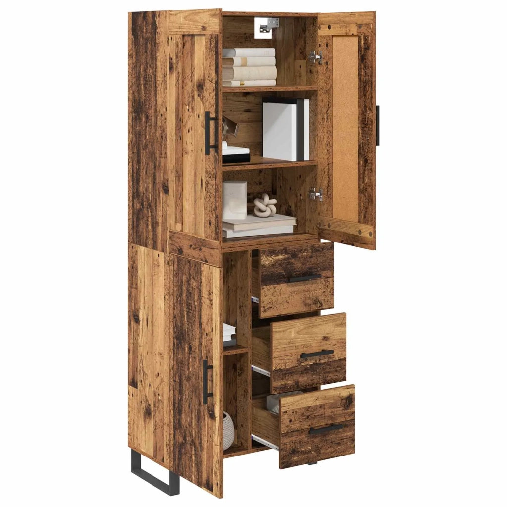 Credenza Legno vecchio 69,5 x 34 x 180 cm Legno multistrato
