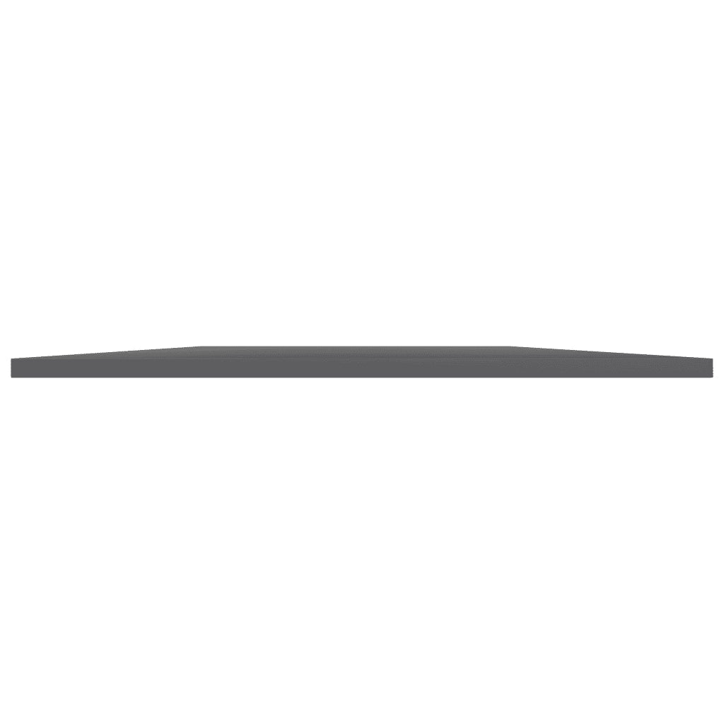 Ripiani per Libreria 8pz Grigio Lucido 80x30x1,5cm Multistrato 805329