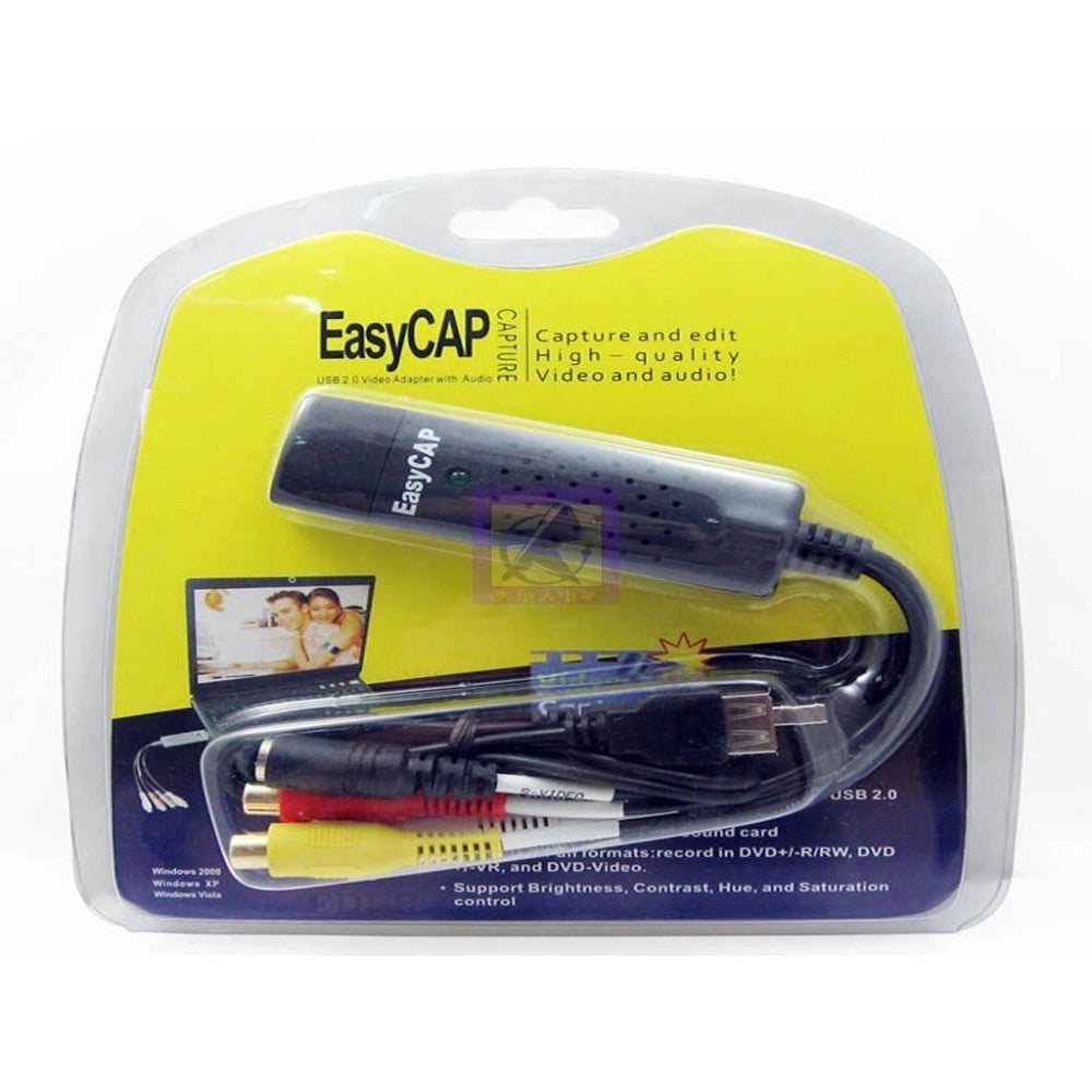 Trade Shop - Easy Capture Scheda Di Acquisizione Video Audio Stereo Usb Per Pc Notebook Rec -