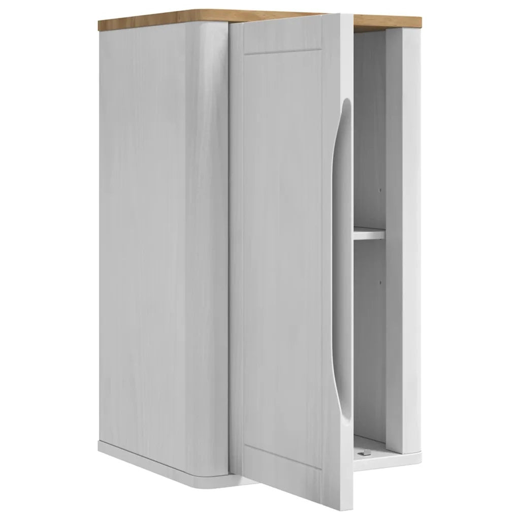 Armadio da bagno a muro con porta FLORO Bianco 35 x 30 x 60 cm 42011236