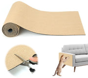 Zelfklevende Krabmat per Gatto, 200×40cm, Mat per Protezione dalle Krabbe per Gatto, Krabmat per Parete, Mobili, Porta e Divano (Kaki)