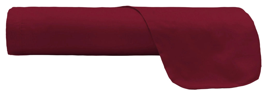 Lenzuolo Sopra in Tinta Unita Bordeaux 1 Piazza e Mezzo