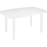 TAVOLO FARO PROGARDEN  PP BIANCO CM 137X85 H.CM 72