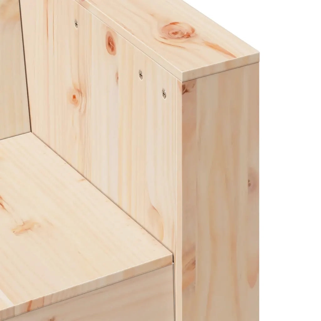 vidaXL Divano da Giardino 2 Posti 134x60x62 cm Legno Massello di Pino