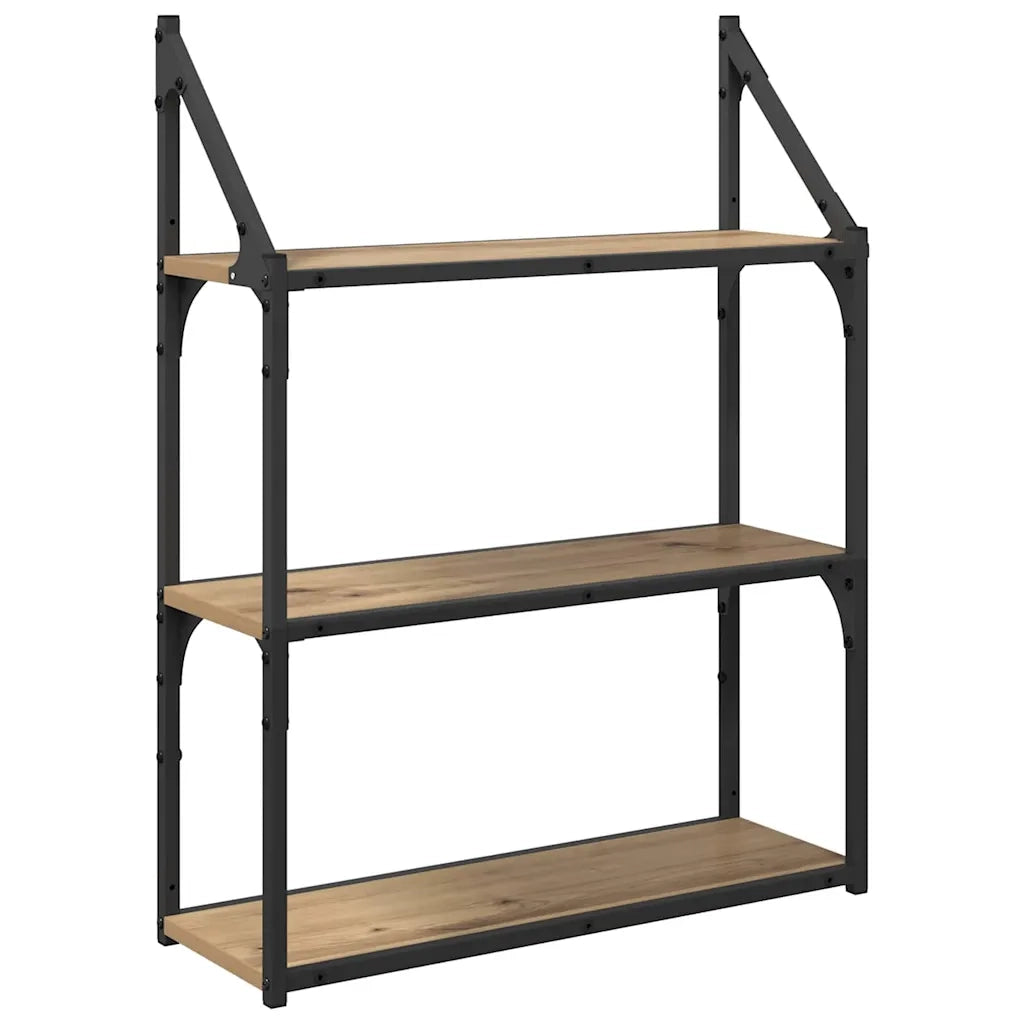 Scaffale da parete Rovere artigianale 60 x 21 x 78,5 cm 882791