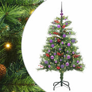Albero di Natale | Decorazioni natalizie artificiale Verde 150 cm PVC e Metallo