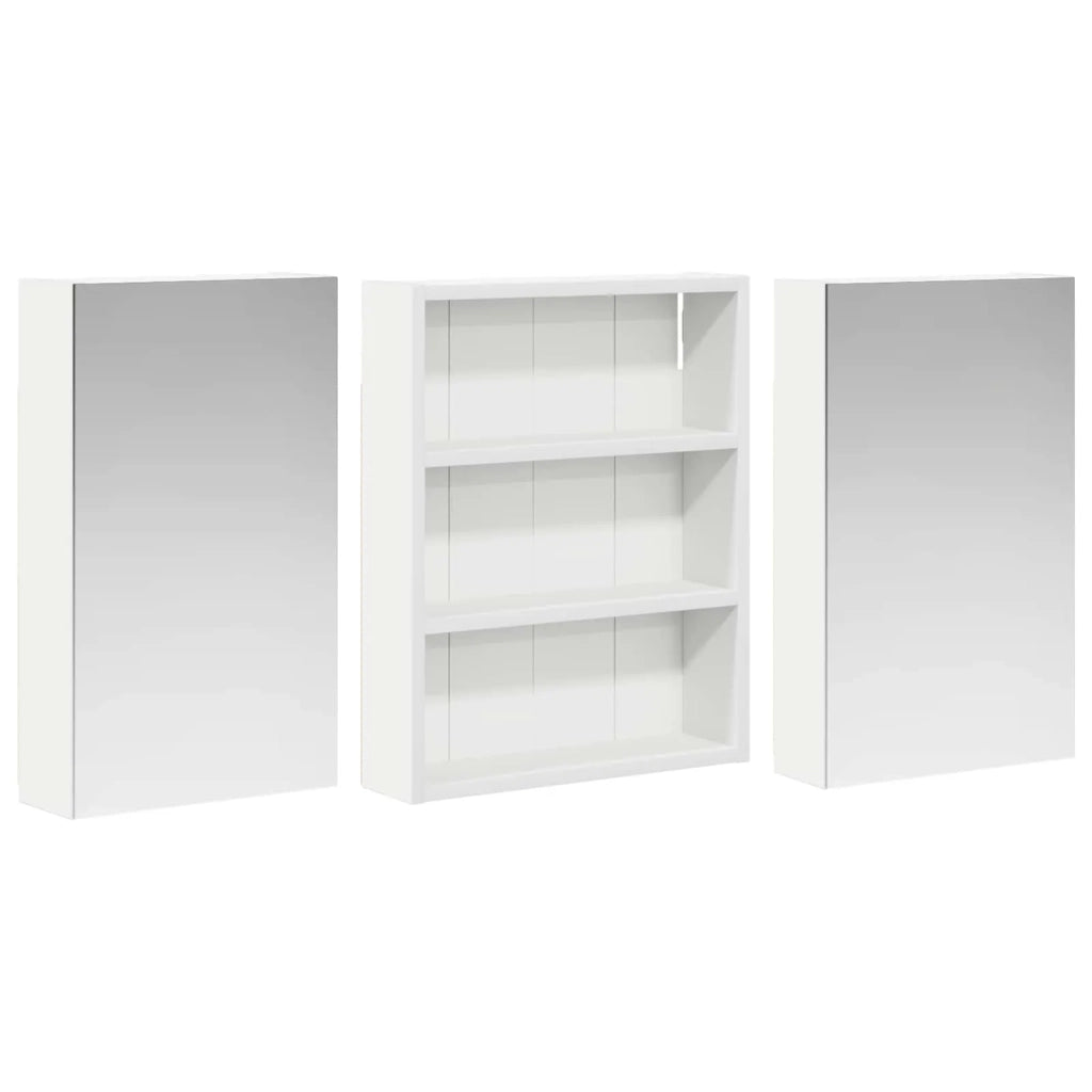 Set di Armadi da Bagno con lo scaffale 3 pcs 100 x 10,5 x 50 cm