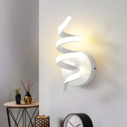 ZMH Applique a LED per interni bianca moderna 7W bianco caldo per soggiorno