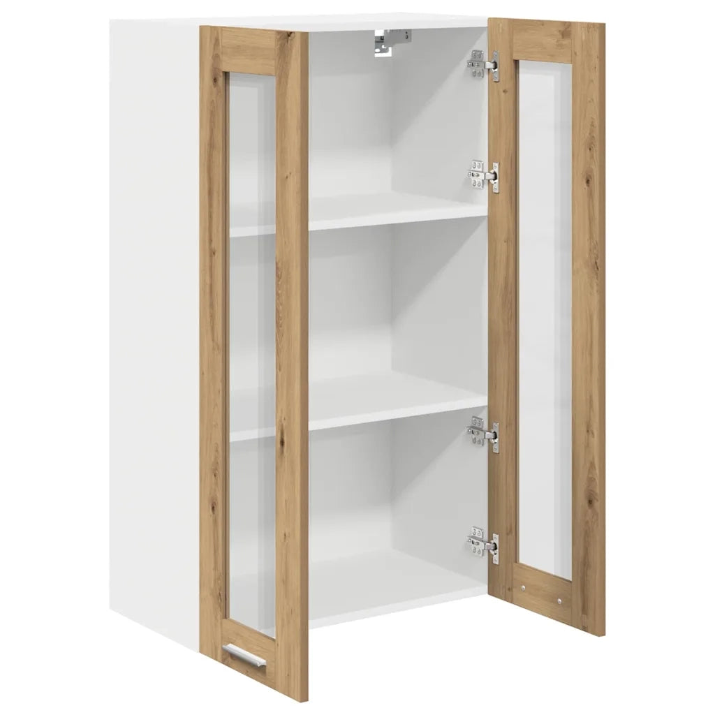 Armadio pensile con porta Rovere artigianale 60 x 31 x 100 cm 884393