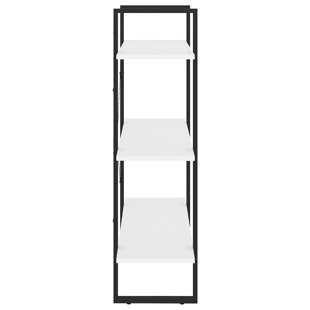 Libreria Bianca 80x30x105 cm in Legno Multistrato