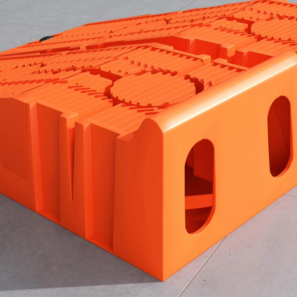 Rampa per Auto in Plastica ¨C Zephmum ¨C Arancione 91x30x21
