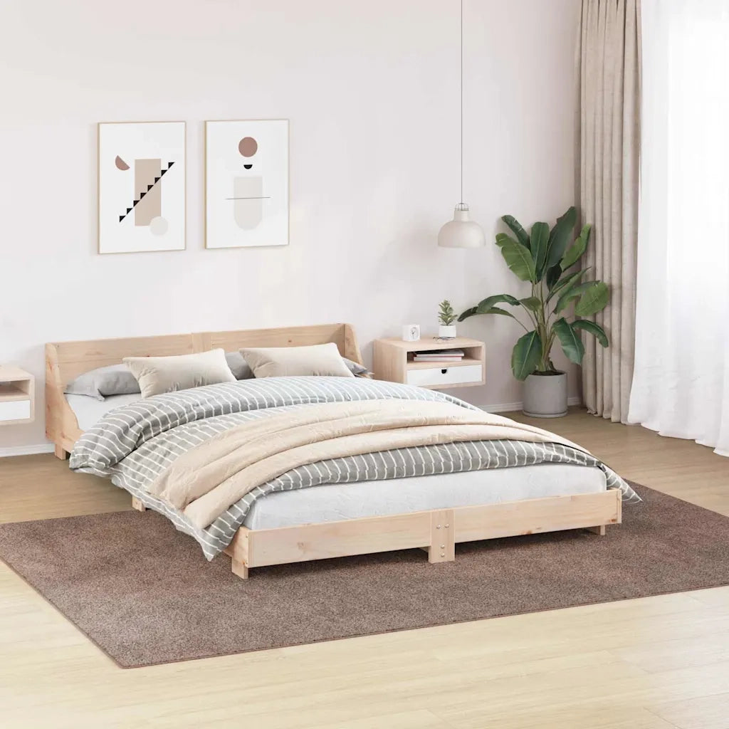 Tappeto Shaggy Antiscivolo Marrone 200 x 290 cm PP 4019797