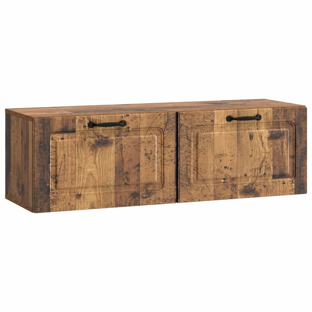 Mobile Porta TV da Muro Legno antico 98 x 31 x 30 cm 899413