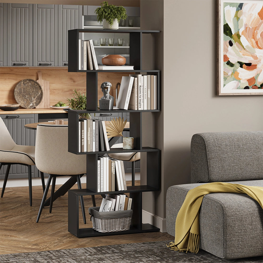 Vicco Divisorio per ambienti Nero 70 x 164.1 cm 5 scomparti